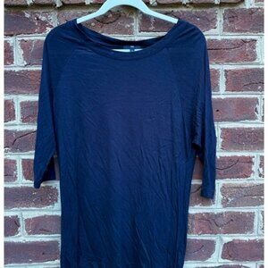 Gap Navy Long Flowy Top